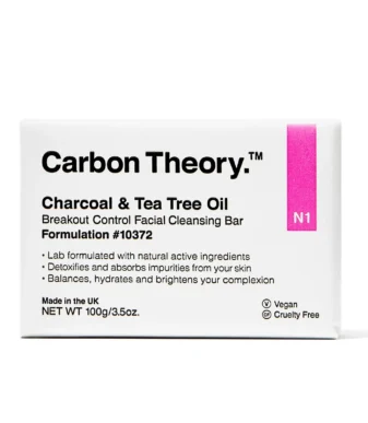 Carbon Theory Charcoal &Amp; Tea Tree Oil Breakout Control Facial Cleansing Bar