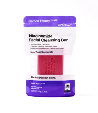 Carbon Theory Niacinamide Facial Cleansing Bar 100g