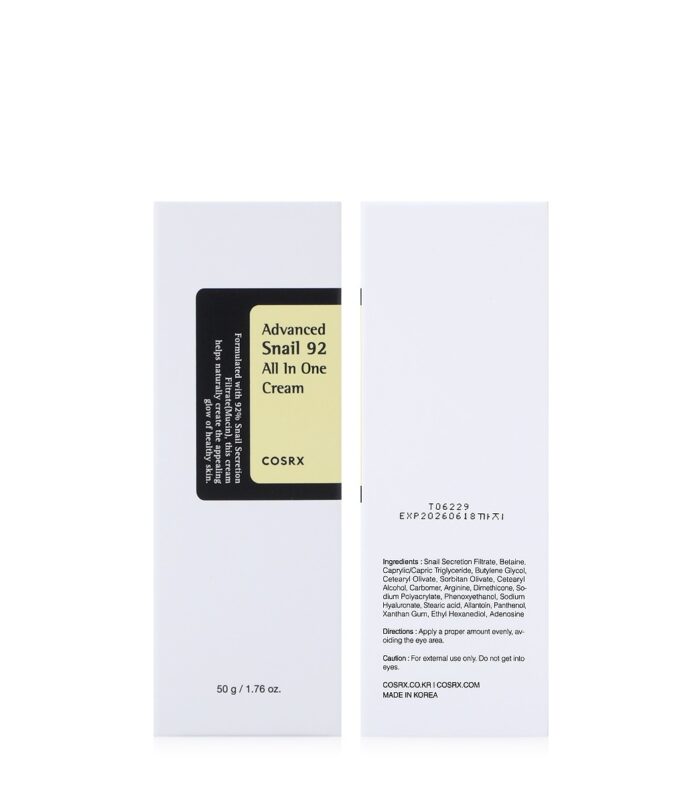 Cosrx Advanced Snail 92 All In One Cream_Tube_50 G2