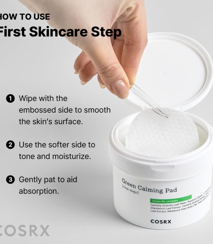 Cosrx One Step Green Hero Calming Pad _ 70 Pads2