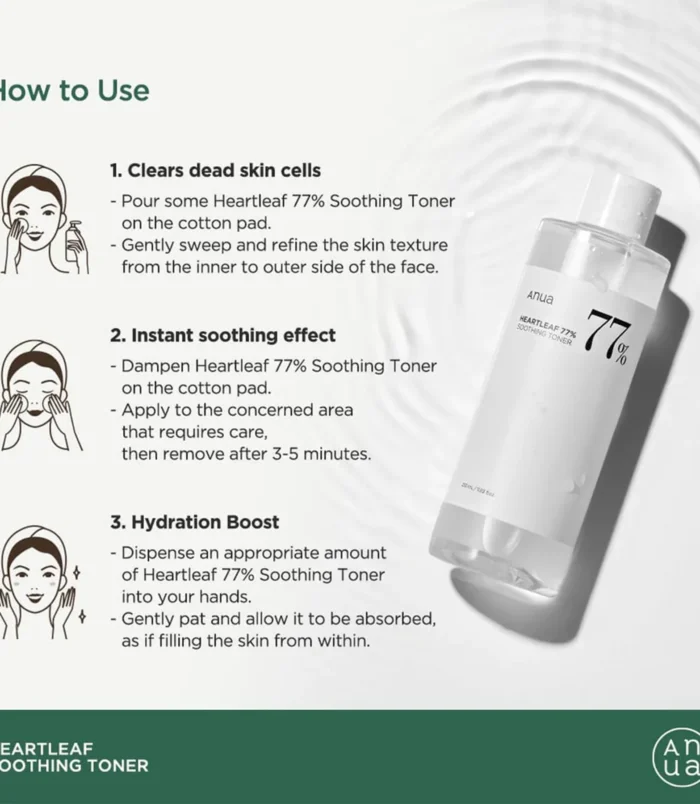 Anua_Heartleaf_77_Soothing_Toner_-_How_to_use